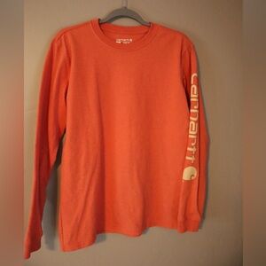 Carhartt Loose Fit Long Sleeve Tee in Orange